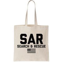 FRONT & BACK Search And Rescue American Flag SAR Team Bag