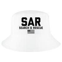 FRONT & BACK Search And Rescue American Flag SAR Team Cool Comfort Performance Bucket Hat