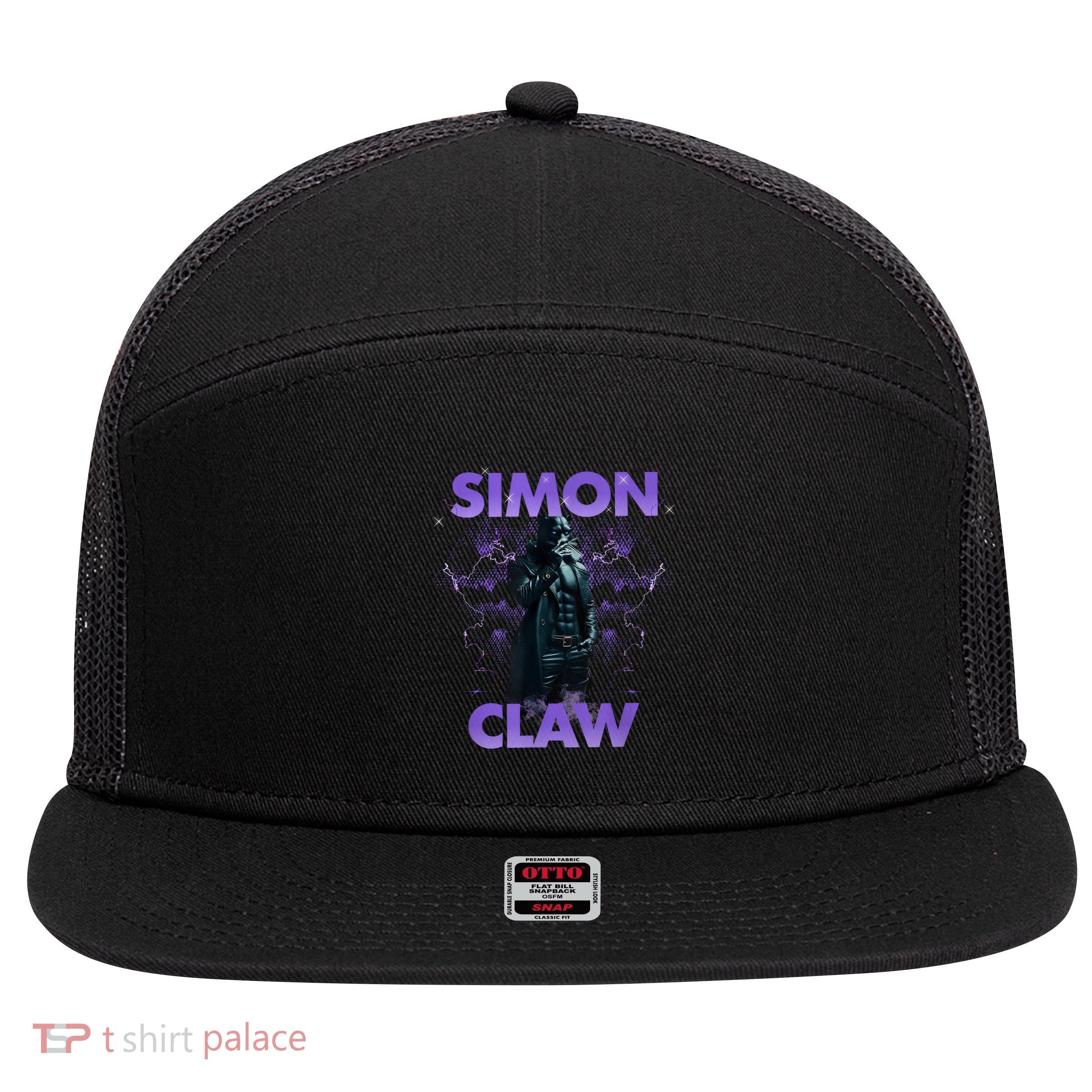 Funny Bootleg Simon Claw Tim Cheese Knows Trendy Meme  7 Panel Mesh Trucker Snapback Hat