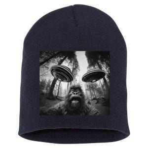 Funny Bigfoot Sasquatch Alien Ufo Cute Short Acrylic Beanie