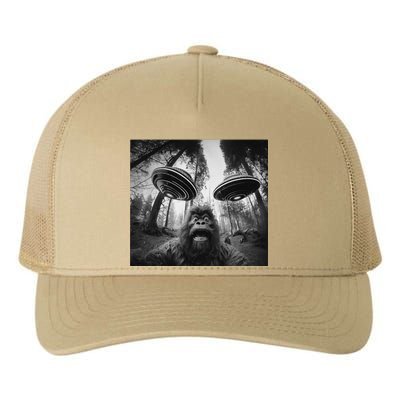 Funny Bigfoot Sasquatch Alien Ufo Cute Yupoong Adult 5-Panel Trucker Hat