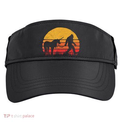 Funny Bigfoot Sasquatch & Unicorn Legends! Adult Drive Performance Visor