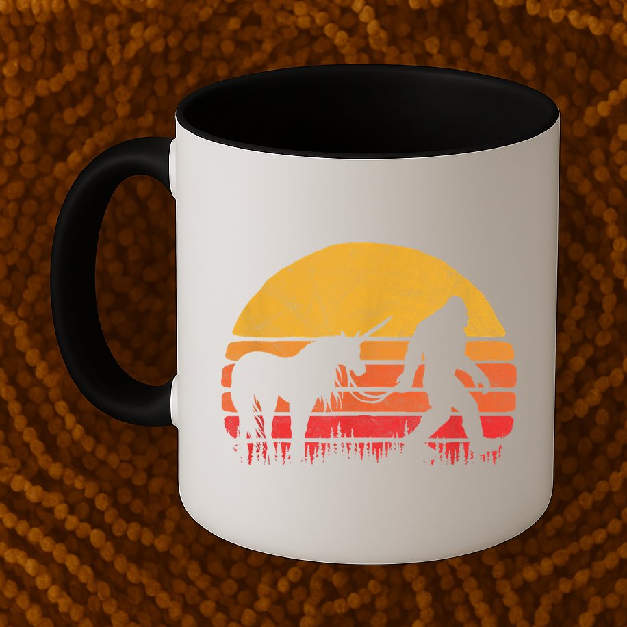 Funny Bigfoot Sasquatch & Unicorn Legends! Mug