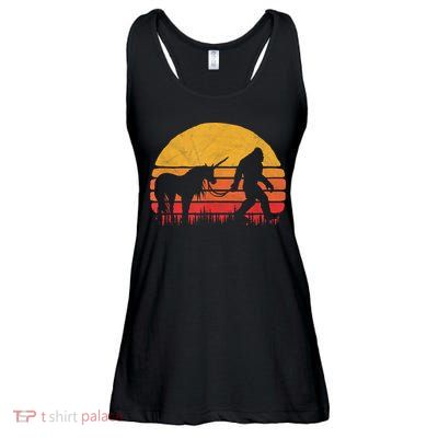 Funny Bigfoot Sasquatch & Unicorn Legends! Ladies Essential Flowy Tank