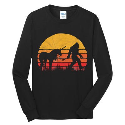 Funny Bigfoot Sasquatch & Unicorn Legends! Tall Long Sleeve T-Shirt