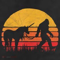 Funny Bigfoot Sasquatch & Unicorn Legends! 25L Jumbo Tote