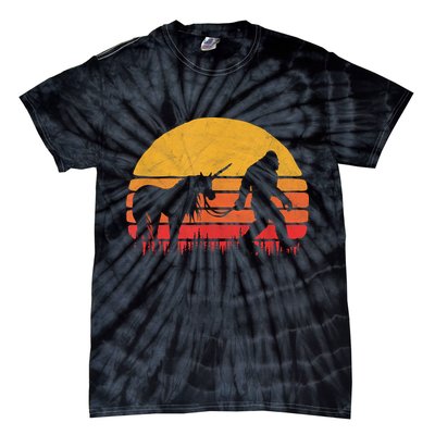 Funny Bigfoot Sasquatch & Unicorn Legends! Tie-Dye T-Shirt