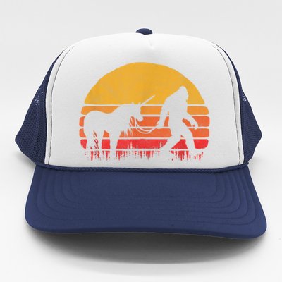 Funny Bigfoot Sasquatch & Unicorn Legends! Trucker Hat