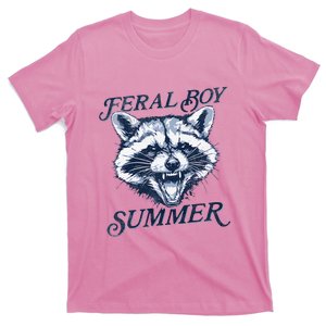 Feral Boy Summer Funny Raccoon Meme Trash Panda Raccoon T-Shirt