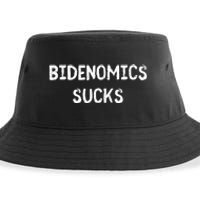 Funny Bidenomics Sucks Fun Novelty Gag Sustainable Bucket Hat