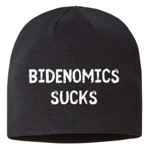 Funny Bidenomics Sucks Fun Novelty Gag Sustainable Beanie