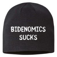 Funny Bidenomics Sucks Fun Novelty Gag Sustainable Beanie