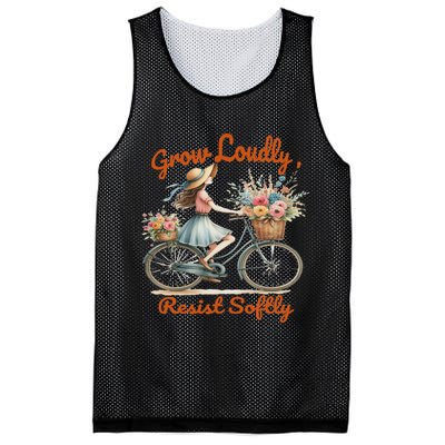 Floral Bike Subtle 8647 Trump Resist ,boho Vintage Mesh Reversible Basketball Jersey Tank