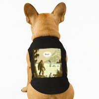 Funny Bigfoot Sasquatch Loch Ness Monster Introvert Bruh Doggie Tank
