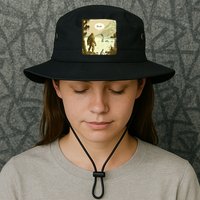 Funny Bigfoot Sasquatch Loch Ness Monster Introvert Bruh Bucket Hat