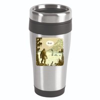 Funny Bigfoot Sasquatch Loch Ness Monster Introvert Bruh 16oz Travel Tumbler