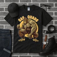 Funny Bigfoot Sas Quads Sasquatch Pun Funny Workout Tall T-Shirt