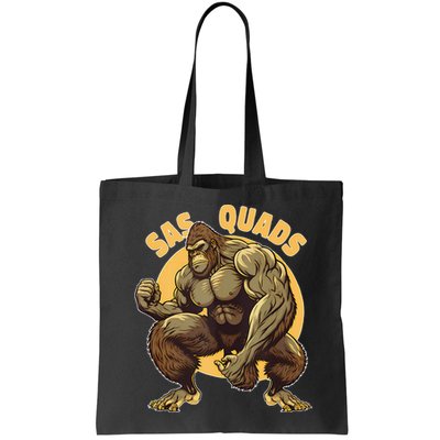 Funny Bigfoot Sas Quads Sasquatch Pun Funny Workout Bag