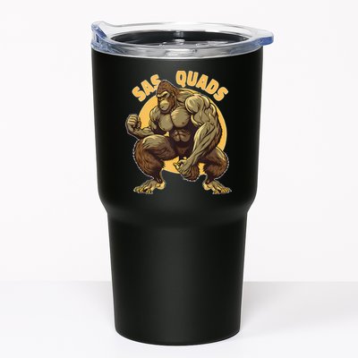 Funny Bigfoot Sas Quads Sasquatch Pun Funny Workout Tumbler