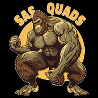 Funny Bigfoot Sas Quads Sasquatch Pun Funny Workout Wool Snapback Cap