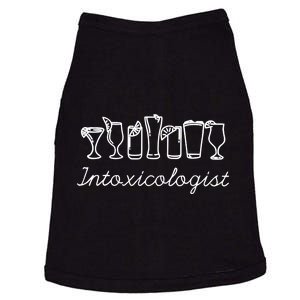 Funny Bartender Shirts For Wo Intoxicologist Bartending Doggie Tank