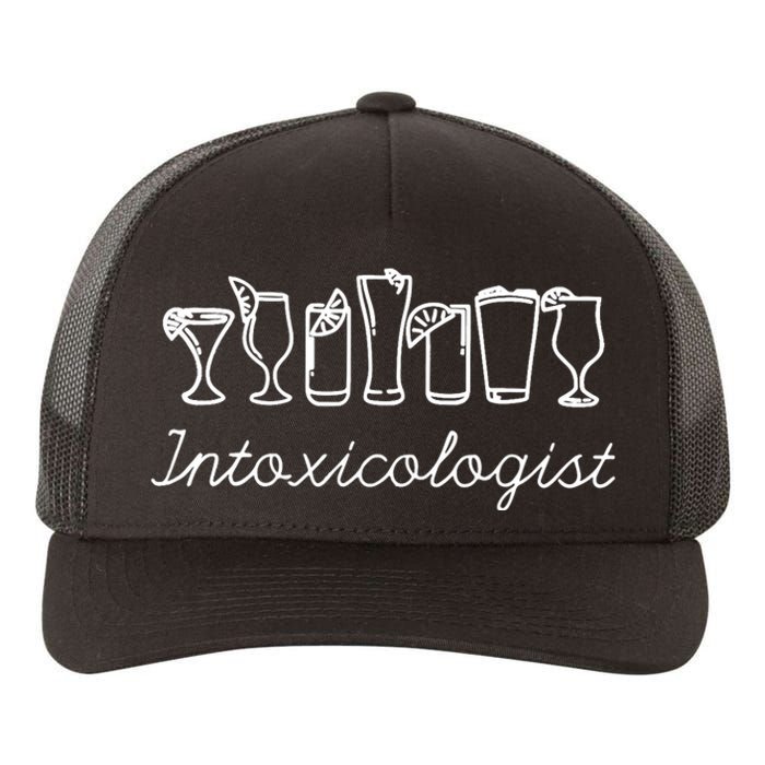 Funny Bartender Shirts For Wo Intoxicologist Bartending Yupoong Adult 5-Panel Trucker Hat