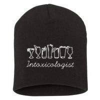 Funny Bartender Shirts For Wo Intoxicologist Bartending Short Acrylic Beanie