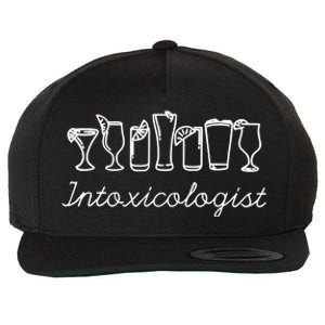 Funny Bartender Shirts For Wo Intoxicologist Bartending Wool Snapback Cap