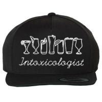 Funny Bartender Shirts For Wo Intoxicologist Bartending Wool Snapback Cap