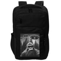 Funny Bigfoot Sasquatch Alien Ufo Impact Tech Backpack