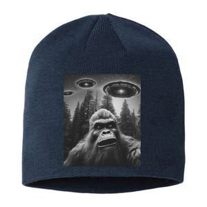 Funny Bigfoot Sasquatch Alien Ufo Sustainable Beanie