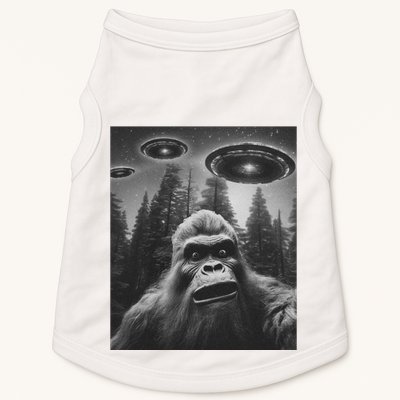 Funny Bigfoot Sasquatch Alien Ufo Doggie Tank