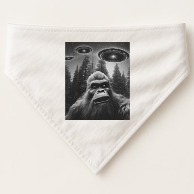Funny Bigfoot Sasquatch Alien Ufo USA-Made Doggie Bandana