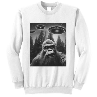 Funny Bigfoot Sasquatch Alien Ufo Sweatshirt