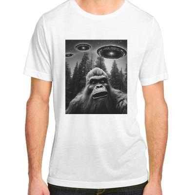 Funny Bigfoot Sasquatch Alien Ufo Adult ChromaSoft Performance T-Shirt