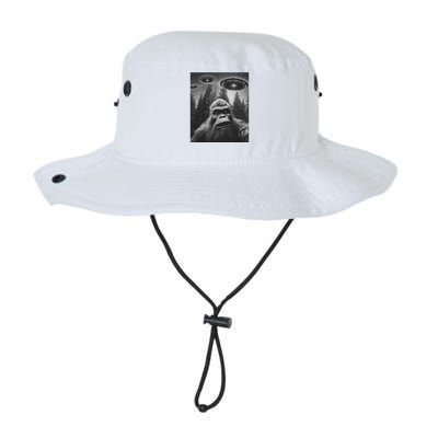 Funny Bigfoot Sasquatch Alien Ufo Legacy Cool Fit Booney Bucket Hat