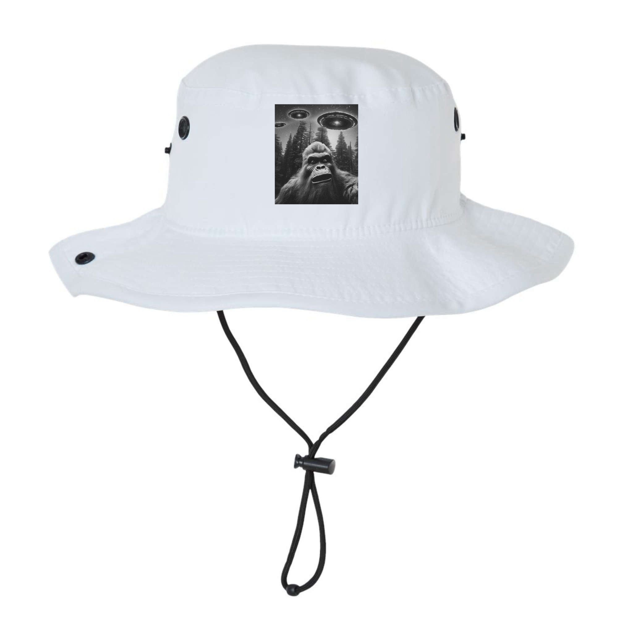 Funny Bigfoot Sasquatch Alien Ufo Bucket Hat
