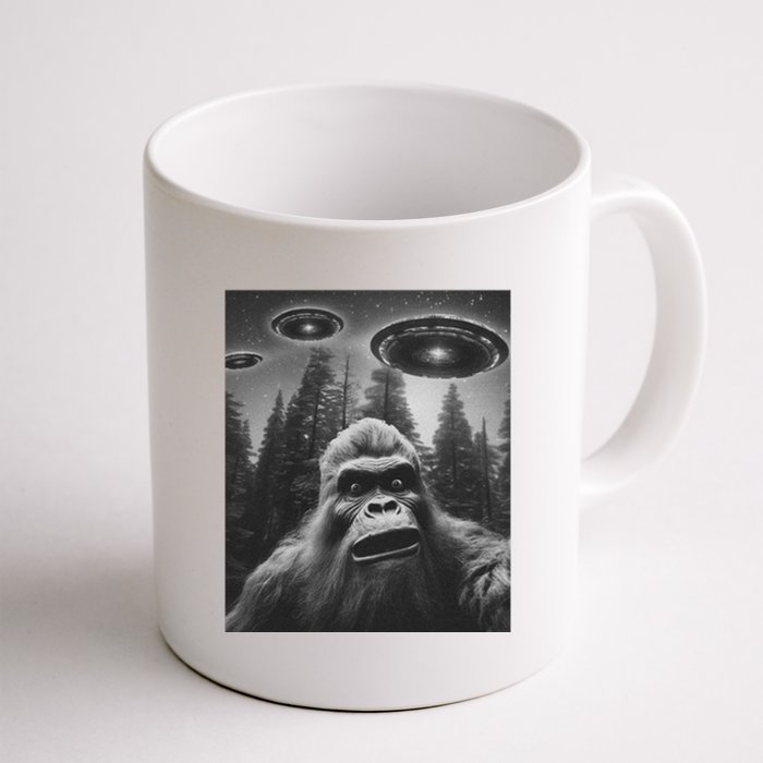 Funny Bigfoot Sasquatch Alien Ufo Coffee Mug