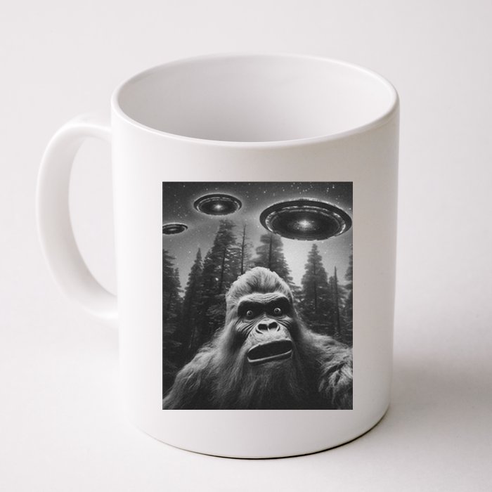 Funny Bigfoot Sasquatch Alien Ufo Coffee Mug