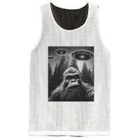 Funny Bigfoot Sasquatch Alien Ufo Mesh Reversible Basketball Jersey Tank