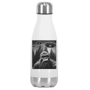 Funny Bigfoot Sasquatch Alien Ufo Stainless Steel Insulated Water Bottle