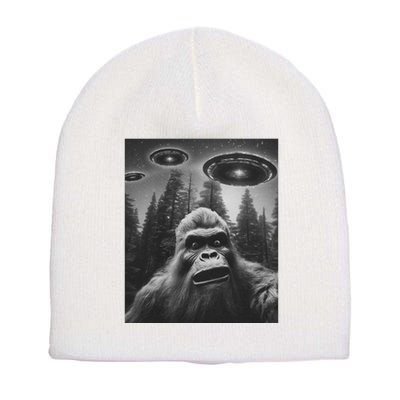 Funny Bigfoot Sasquatch Alien Ufo Short Acrylic Beanie