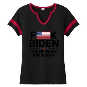 Fjb, Bare Shelves, Anti Liberal, Fu46 Ladies Halftime Notch Neck Tee