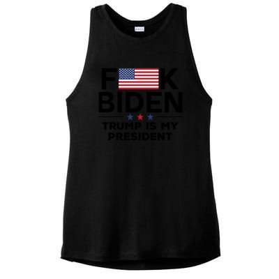 Fjb, Bare Shelves, Anti Liberal, Fu46 Ladies PosiCharge Tri-Blend Wicking Tank