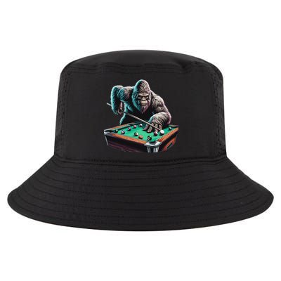 Funny Bigfoot Sasquatch Billiards Pool Player Cool Comfort Performance Bucket Hat