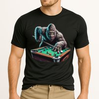 Funny Bigfoot Sasquatch Billiards Pool Player Performance Shirt