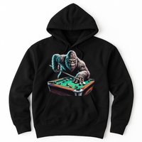 Funny Bigfoot Sasquatch Billiards Pool Player Hoodie