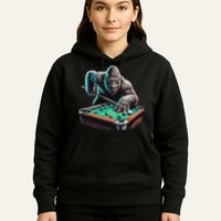 Funny Bigfoot Sasquatch Billiards Pool Player Hoodie