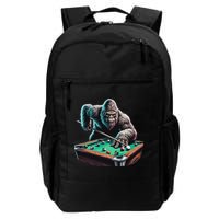 Funny Bigfoot Sasquatch Billiards Pool Player Backpack