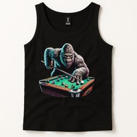 Funny Bigfoot Sasquatch Billiards Pool Player Tank Top